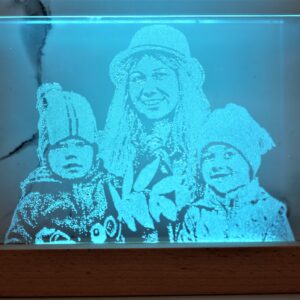 landscape 20cm × 15cm with led stand